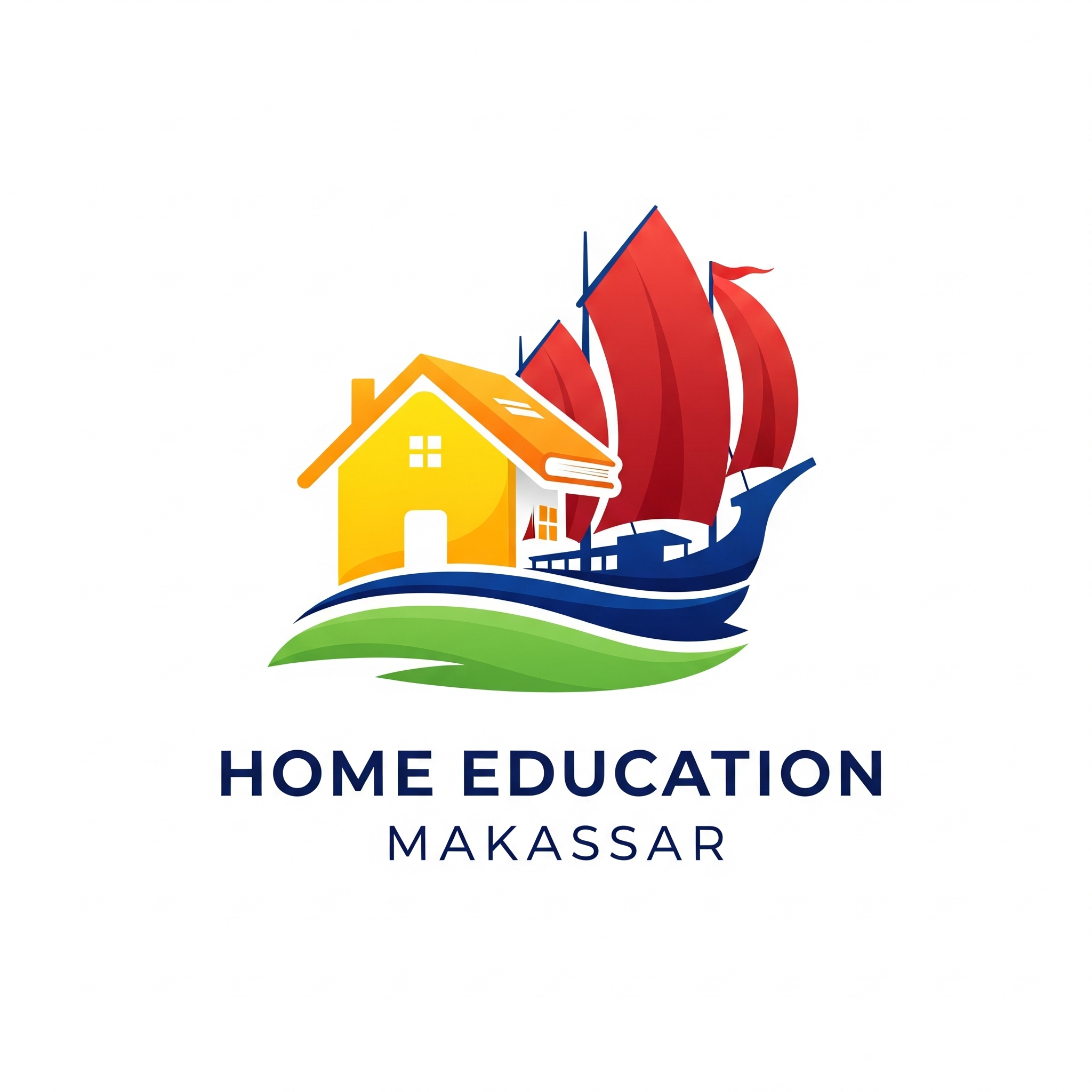Logo Home Education Makassar